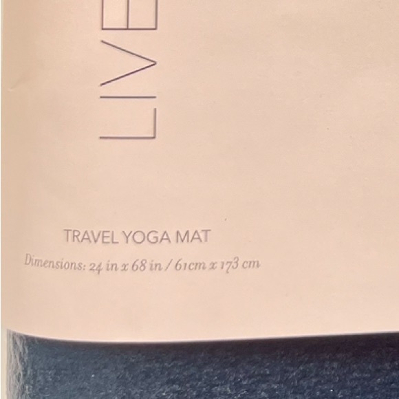 New! Anthropologie LIVE MINDFULLY Foldable Travel Yoga Mat - Unopened - Picture 8 of 10